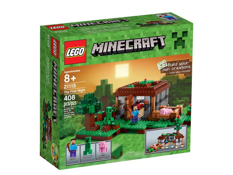 LEGO Minecraft 21115 The First Night - Click Image to Close