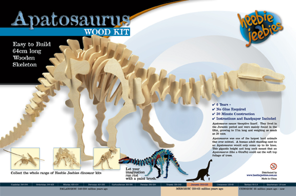 Dino Kit Large Apatosaurus - Click Image to Close