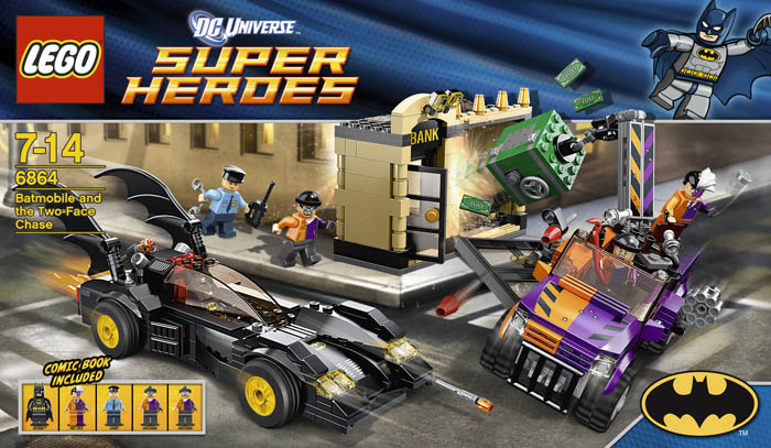 LEGO ® Batmobile and the Two-Face Chase 6864 - Click Image to Close
