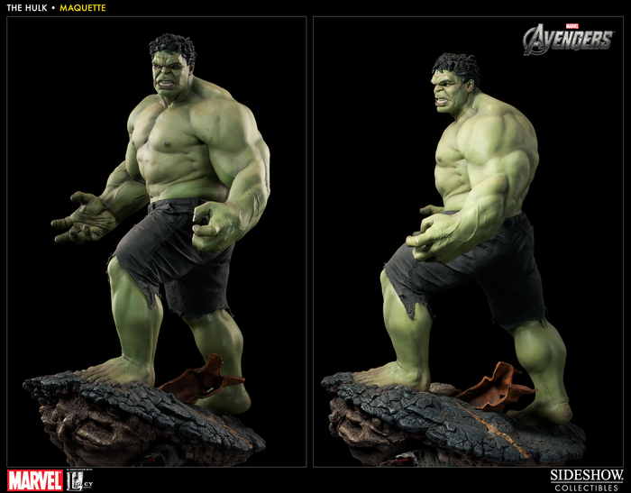 Hulk - The Avengers Maquette Sideshow - Click Image to Close