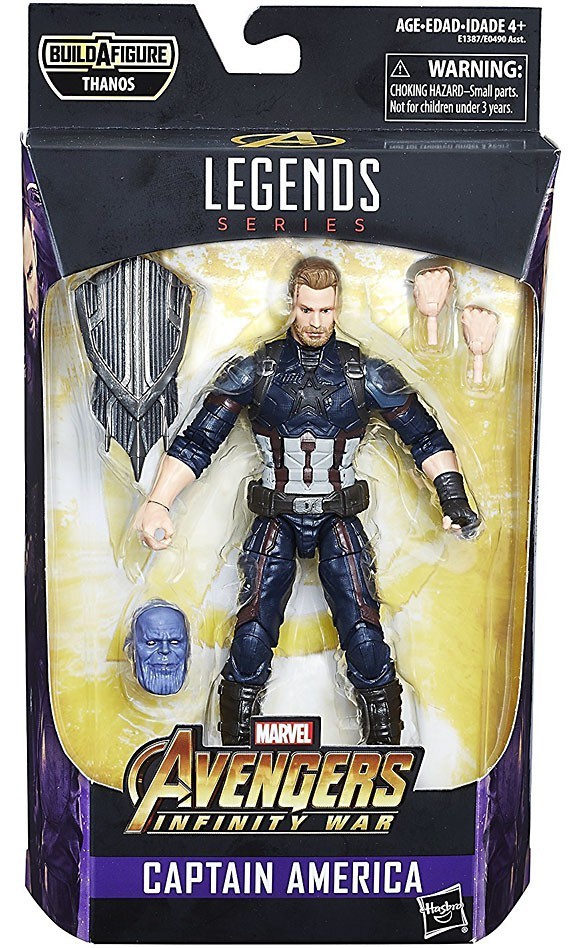 Avengers: Infinity War Marvel Legends Captain America - Click Image to Close