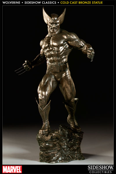 Wolverine Sideshow Classic Statue Cold Cast
