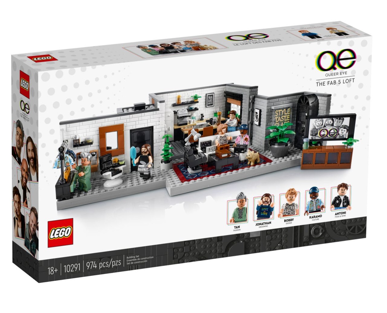 LEGO® CREATOR 10291 Queer Eye - The Fab 5 Loft