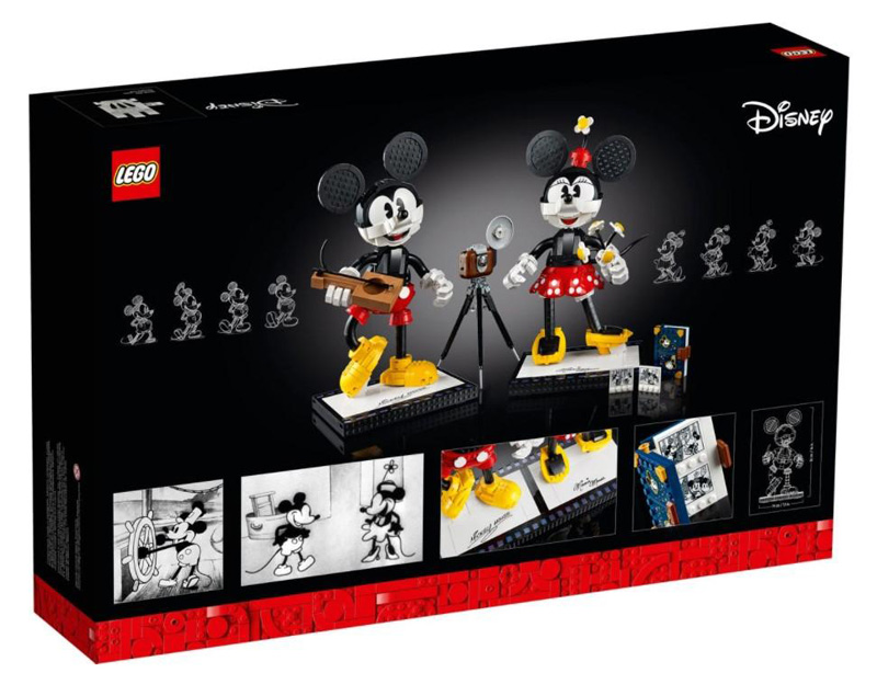 LEGO® 43179 Mickey Mouse & Minnie Mouse Buildable Characters