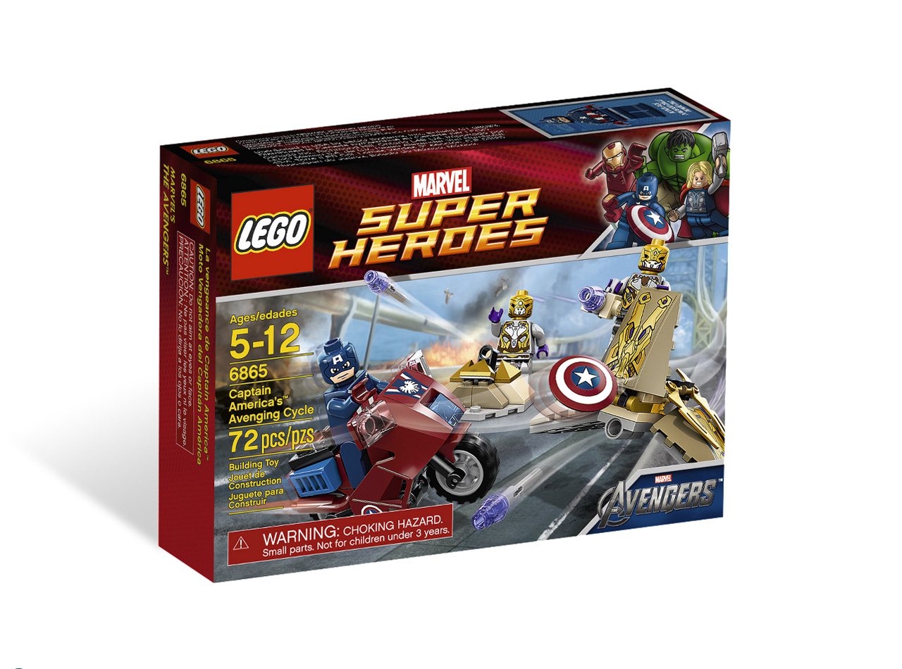 LEGO ® Super Heroes Captain America's Avenging 6865