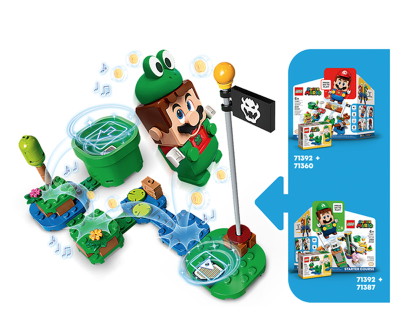 Super Mario 71392 Frog Mario Power-Up Pack