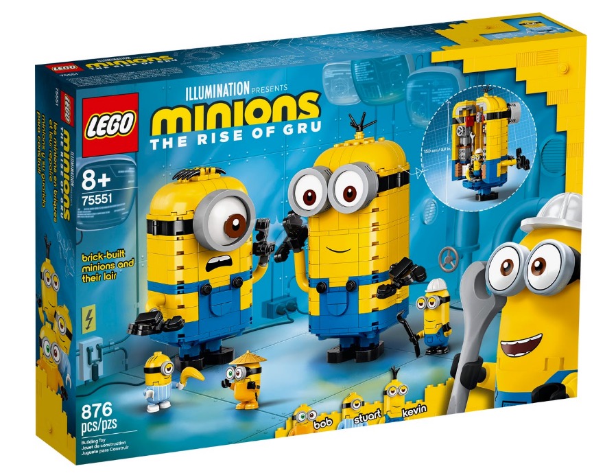 LEGO® Minions 75551 Brick-built Minions and their Lair