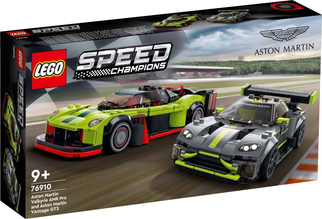 Speed Champions 76910 Aston Martin Valkyrie AMR Pro and Vantage