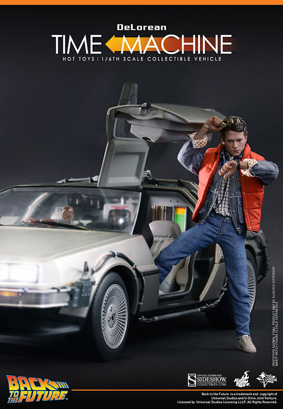 DeLorean Sixth Scale Figure Back to the Future Hot Toys MMS260
