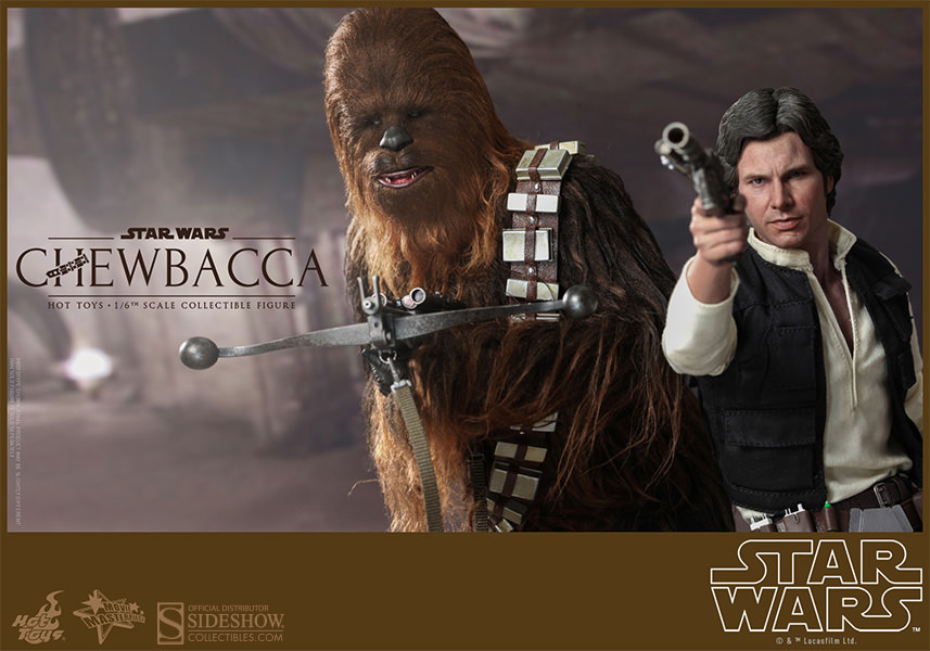 Han Solo and Chewbacca Sixth Scale Figure Set by Hot Toys MMS263