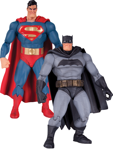 Batman The Dark Knight Returns Superman and Batman Action Figure
